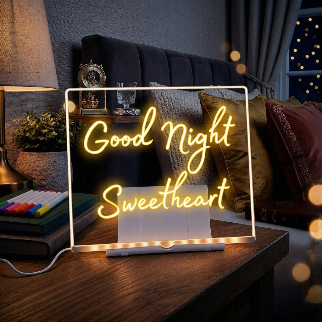 3D Acrylic Writing Board with Pen & Light