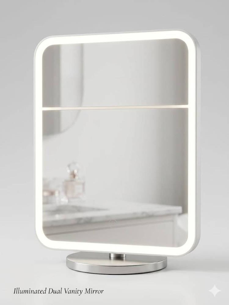 3 in 1 LED Makeup Mirror | 3 Lighting Modes & Magnification