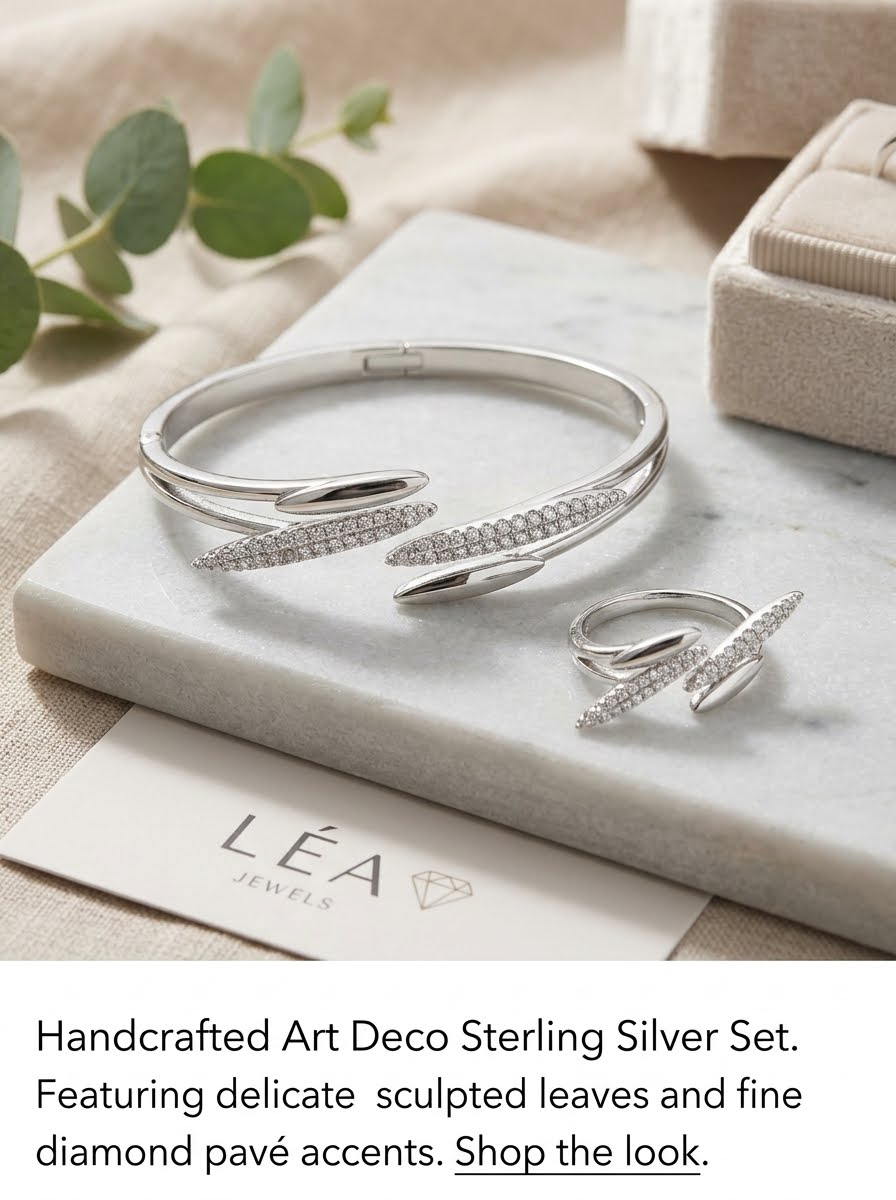 Star Crystal Kada with Ring Set