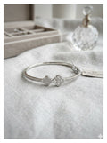 Twin Clover Crystal Kada