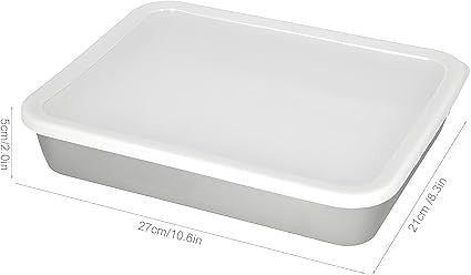 Stainless Steel Rectangle Food Storage Containers with Airtight Lids, Leak‑Proof, Dishwasher‑Safe Meal Prep Boxes for Fridge & Kitchen (Pack of 1)